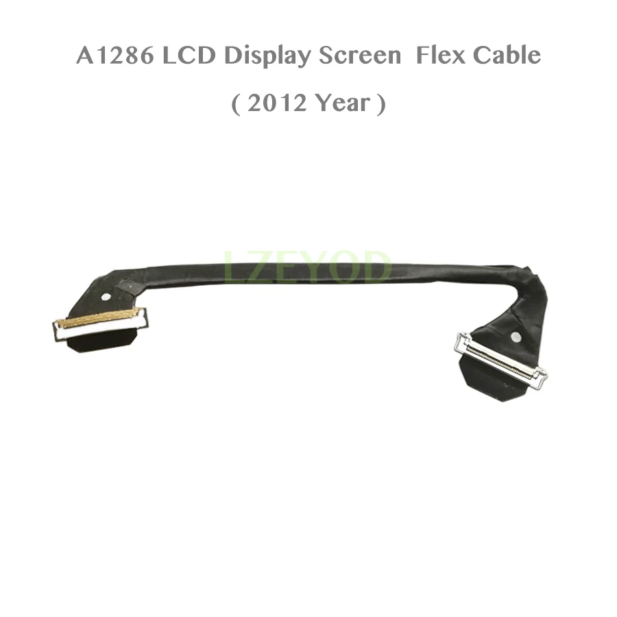 Original Tested A1286 LCD LED LVDS Screen Display Flex Cable For Macbook Pro 15