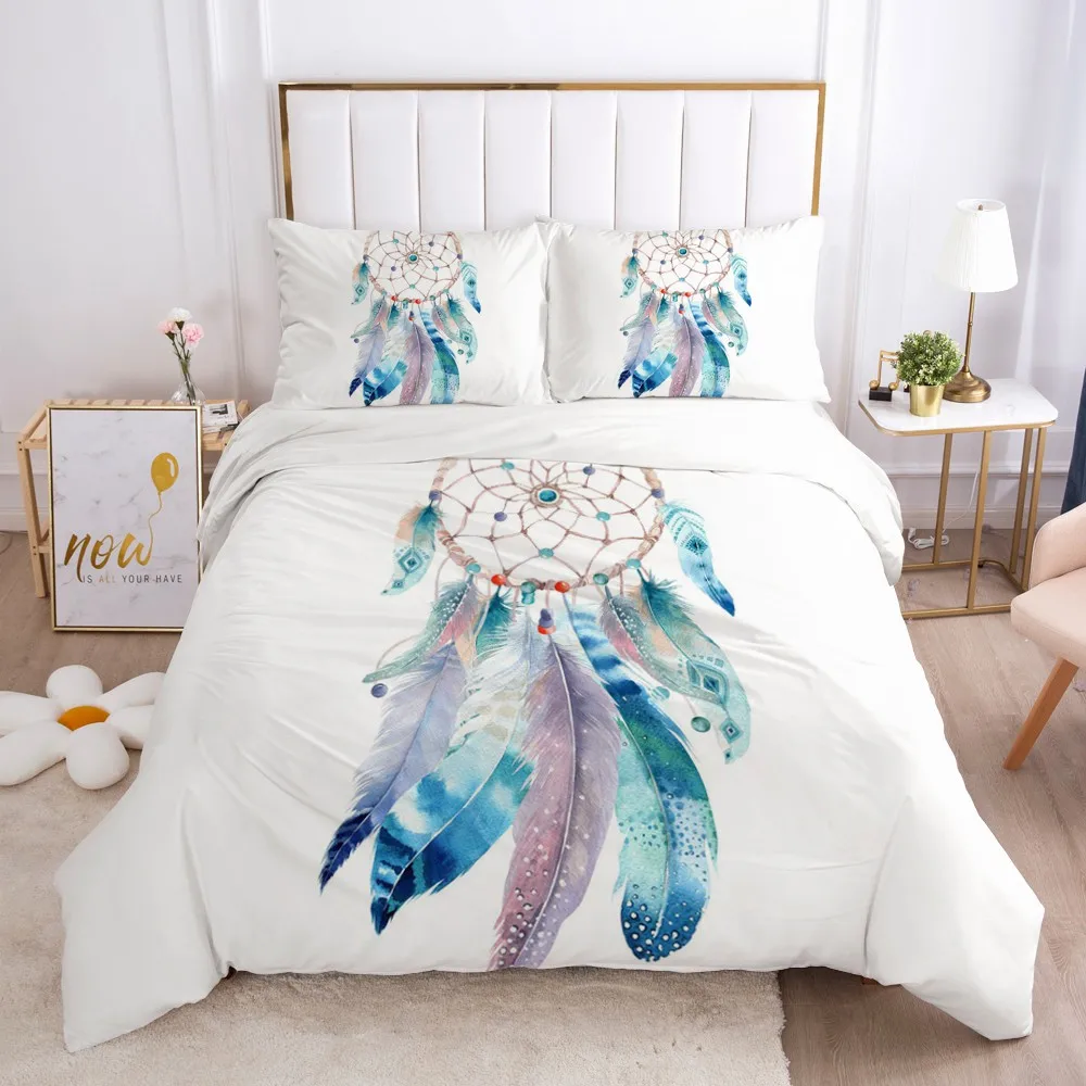 

Duvet Cover Set Bedding Sets Feather Comforther Cases Quilt Covers Pillow shams 3D Bohemian Queen Full Twin Size Bed Linen
