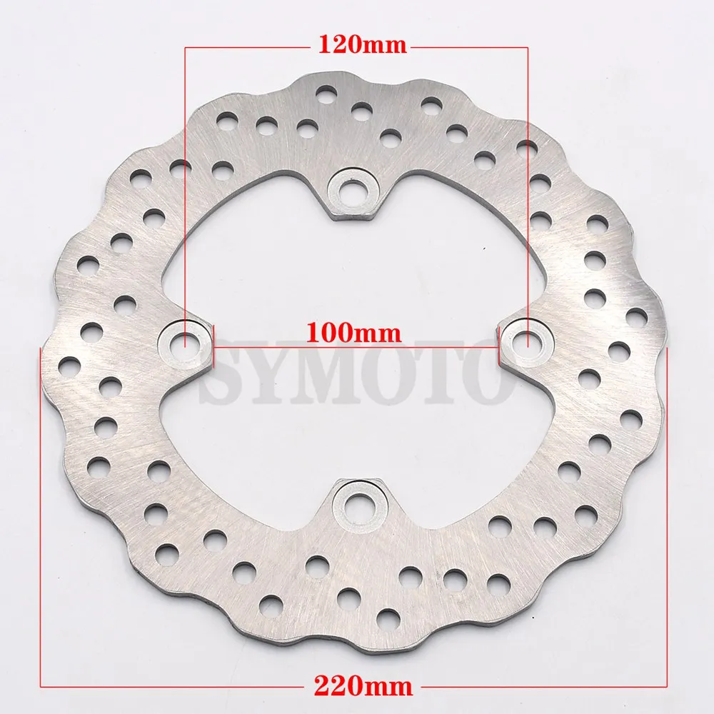 For Kawasaki Ninja ZX-6R ZX6R ZX636 ZX-9R ZX9R ZX-10R ZX10 650 cc Versys ER-6F ER-6N ER6N ER6F Z750 Z1000 Rear Brake Disc Rotor