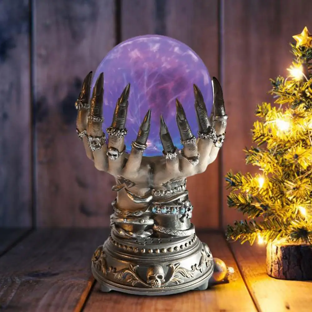 NEW Halloween Celestial Crystal Ball Personality Magic Hand Luminous Ball Magic Lamp Prop Ornament Halloween Decoration For Home