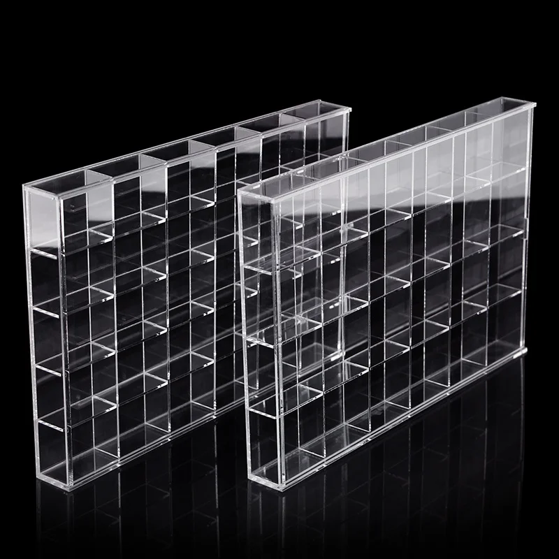 Jewelry Storage Box Grid Plate Transparent Acrylic Lattice Split Plate Jewelry Bead Display Box Loose Bead Accessories