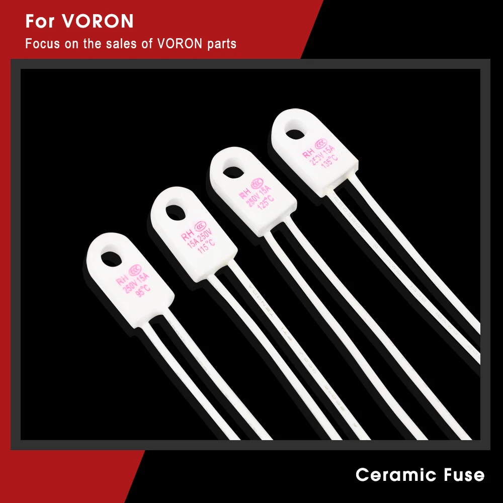 Voron 2.4 0 / 0.1 / 1.8 Hot Bed Aluminum Plate Platform Ceramic Fuse RH15A 115/125 Degrees 1Pcs