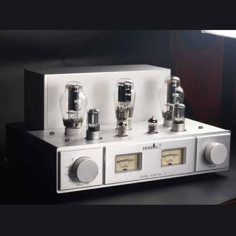 Himing RIVALS HIFI Tube Amplifier Class A Single-ended Amp 300B-7 300B Handmade Scaffolding Amplificador Audio