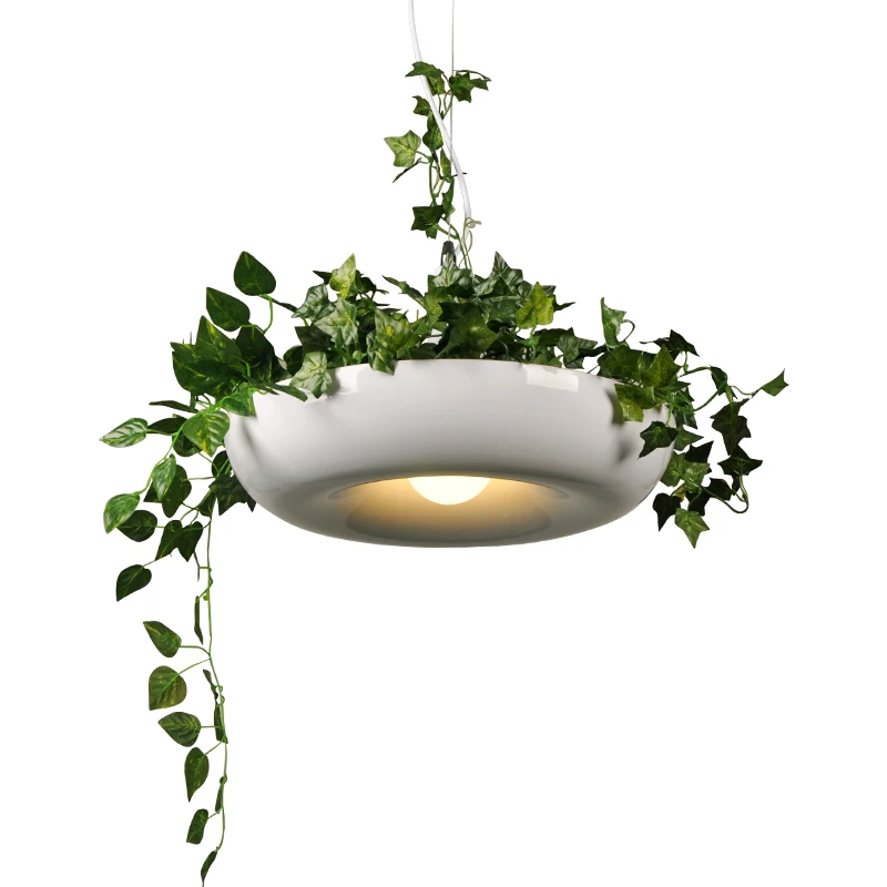 modern nordic pendant lights flower pot pendurado lampada sala de jantar office art home decor luminarias faca voce mesmo jardim 01