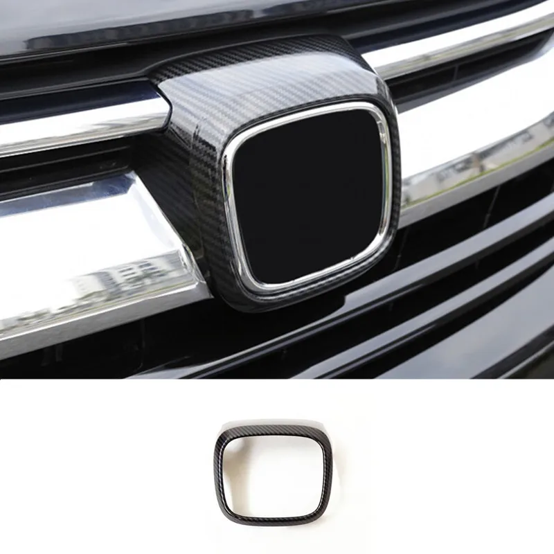 

ABS Carbon Fiber For Honda CR-V CRV 2017 2018 2019 Car Sign Frame Panel decoration Cover Trim Car Styling Accessories