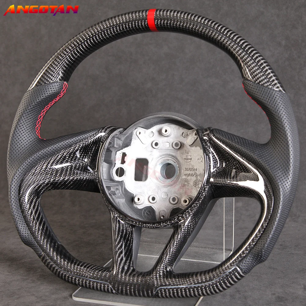 Carbon Fiber Steering Wheel Fit For McLaren 720S 570C 12C Racing Wheel Sport Wheel