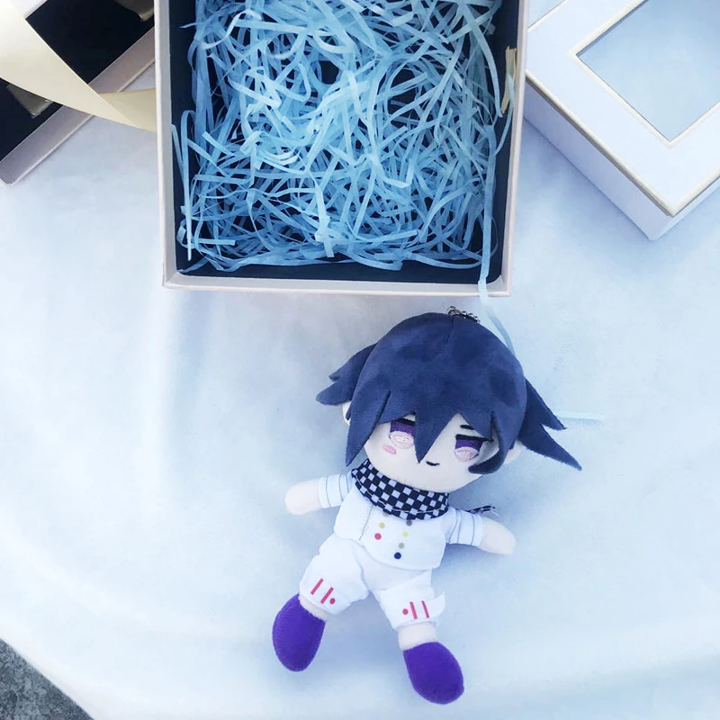 Kokichi oma plushies anime danganronpa personagem brinquedo de pelúcia pingente boneca mochila chaveiro crianças aniversário presente natal