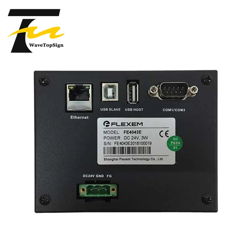 Imagem -05 - Flexem Resistive Hmi 4000 Séries Fe4043c Fe4043e Relação Humana 4.3 Polegadas 16:9 Tft Lcd Dc24v 3w