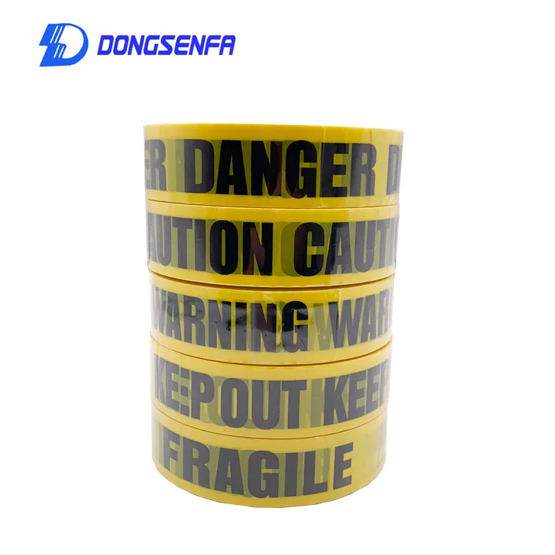 1/Roll 24mm*25m Warning Tape Danger Caution Fragile Barrier Remind Work Safety Adhesive Tapes DIY Sticker For Mall Store School