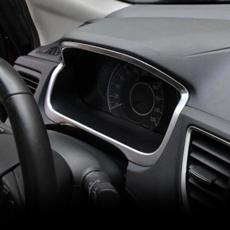 1pcs for Honda CRV CR-V ABS Matte Car Front Dashboard Frame Panel Sticker Cover Trim 2012 2013 2014 2015 2016 Accessories
