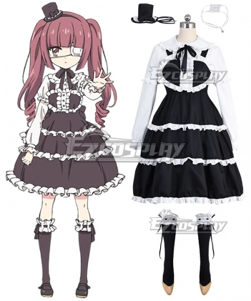 

Dropkick on My Devil! Yurine Hanazono Lolita Dress Lovely Halloween Christmas Party Girls Dress Adult Cosplay Costume E001