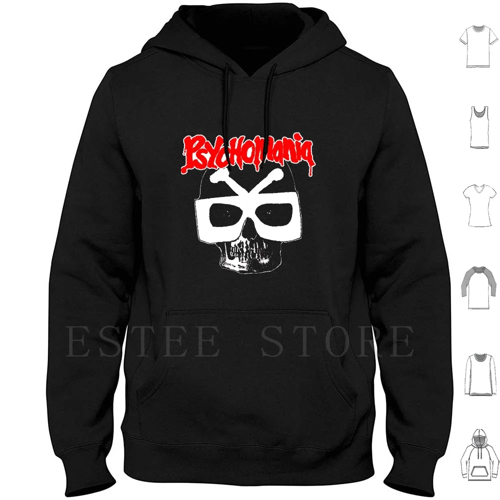 Psychomania Hoodies Vhs Fita de Vídeo Filme Cinema Horror Cult Movie Grindhouse Adulto Psicomania A Morte