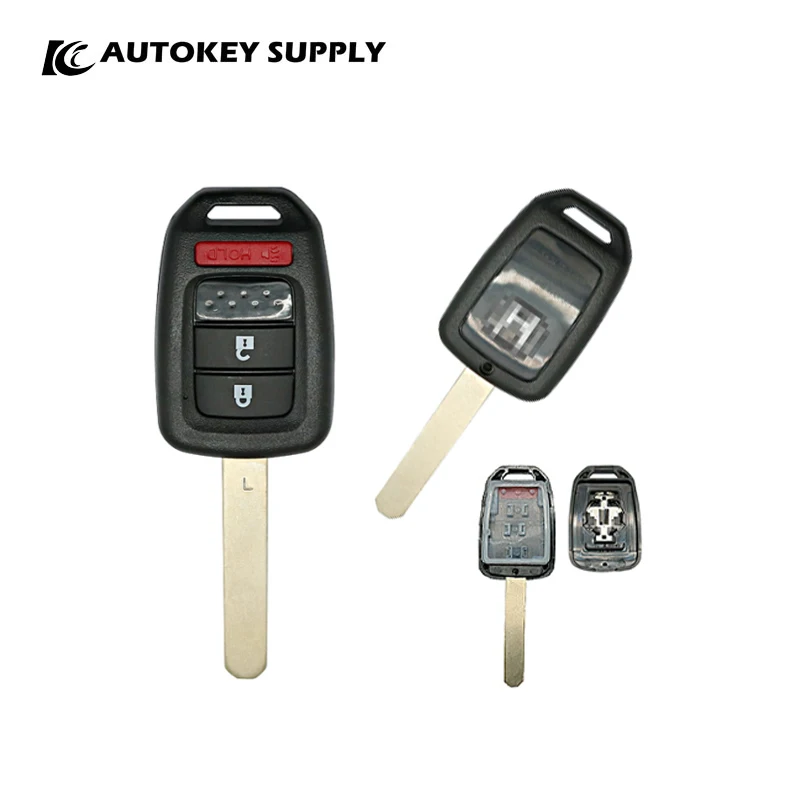 For Honda 2+1 Remote Key Buttons Shell  Autokeysupply AKHDS220