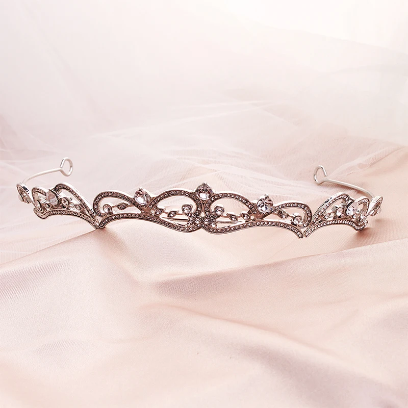 Miallo Newest Baroque Wedding Tiaras and Crowns Bridal Hair Jewelry Accessories Headpieces Princess Tiaras Diadem for Women