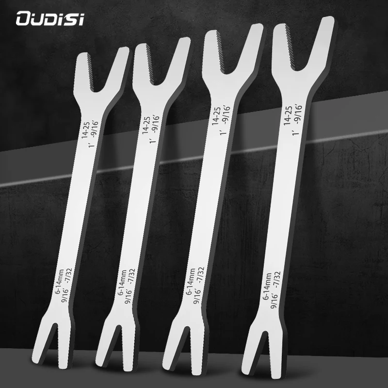 

OUDISI Universal Torx Wrench Adjustable Glasses Wrench 8-22mm Ratchet Spanner for Bicycle Motorcycle Car Repairing Tools