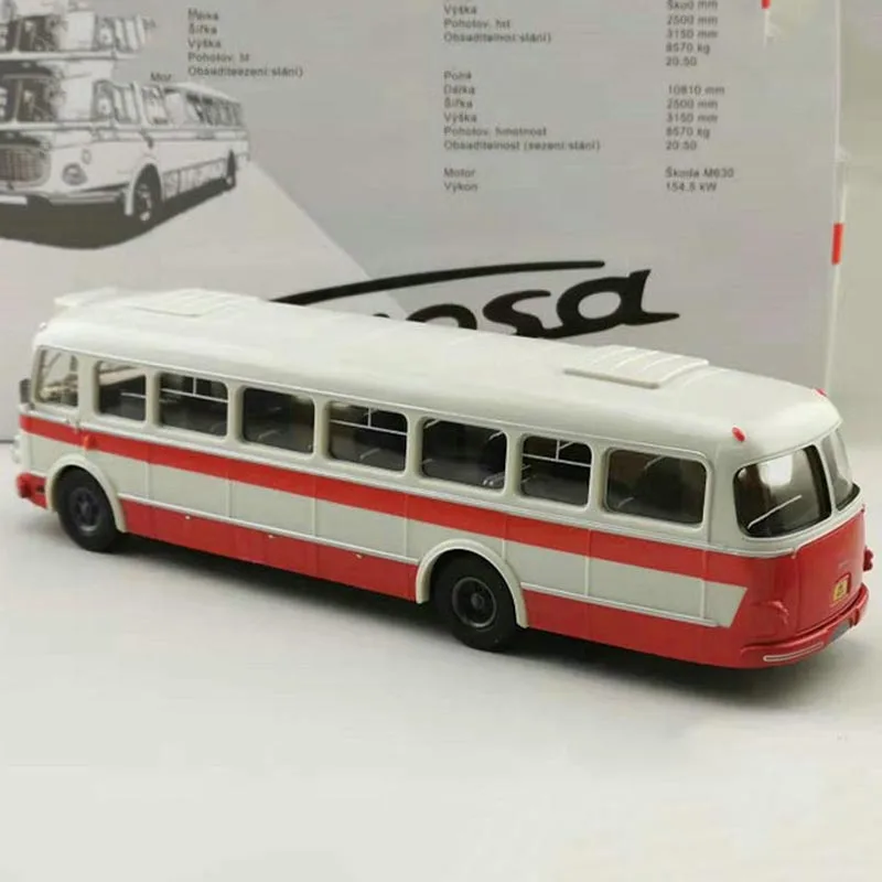 SKODA 1/43 Scale Diecast Plastic Vehicle 706RTO Cars bus VAN Model Toys Children Kids fans boy Gift Collection Display Souvenirs