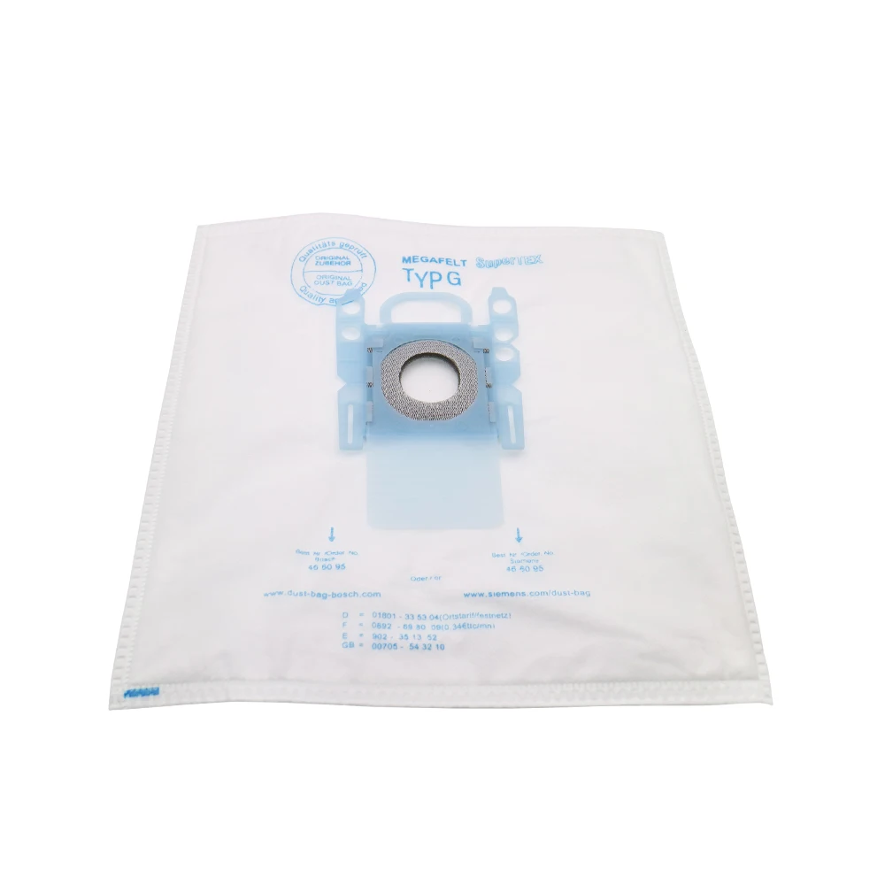 Cloth Dust Filter Bag for Bosch & Siemens BSG7 BSG6 BSGL3126GB GL30 Type G Vacuum Cleaner Spare Parts Accessories