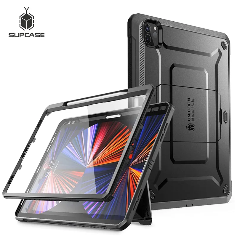 SUPCASE For iPad Pro 11 Case (2022/2021/2020) UB Pro Full-Body Rugged Kickstand Protective Case with Built-in Screen Protector