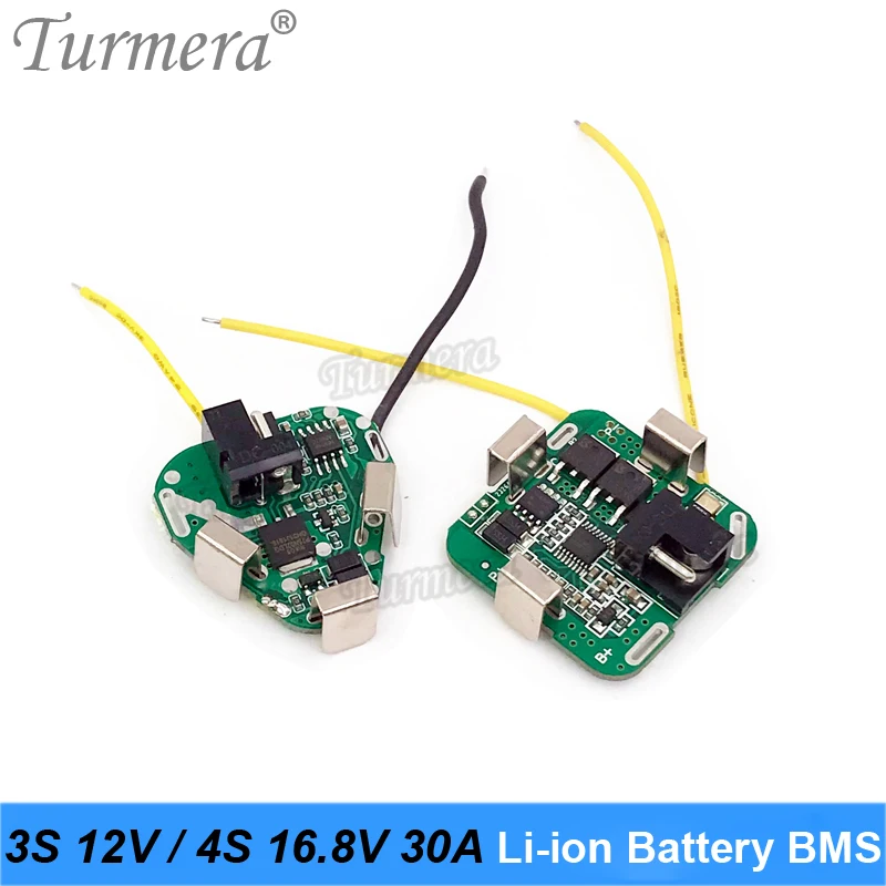 Turmera 12V 16.8V Wkrętak Wiertarka Pojemnik na baterie z uchwytem 18650 Hoder 3S 4S 30A BMS Board do Shura Shurika Repair Use A