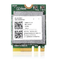 RTL8188EE 2.4 GHz 802.11n NGFF Wireless WIFI Card 792202-001/ 792609-001 Network Card for HP Windows XP WIN 7 WIN 8 Laptops