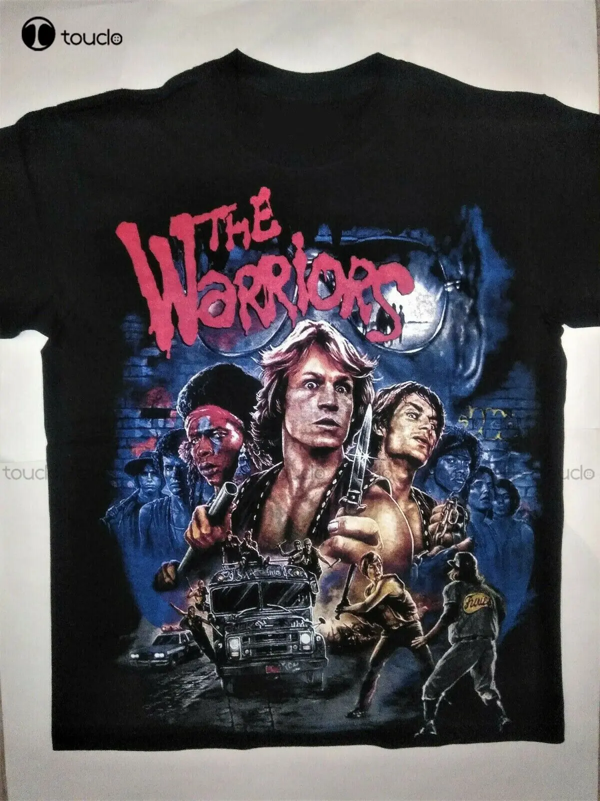 The Warriors T-Shirt Cult Punk Film 1979 Movie Sol Yurick Swan Mercy Ajax Snow Pirate Shirt Men Cotton Tee Shirts S-5Xl