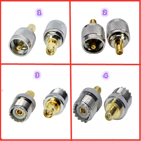 

1 шт. адаптер SMA в UHF PL259 SO239 штекер и гнездо SMA в УВЧ штекер и гнездо RF коаксиальные прямые радиочастотные разъемы