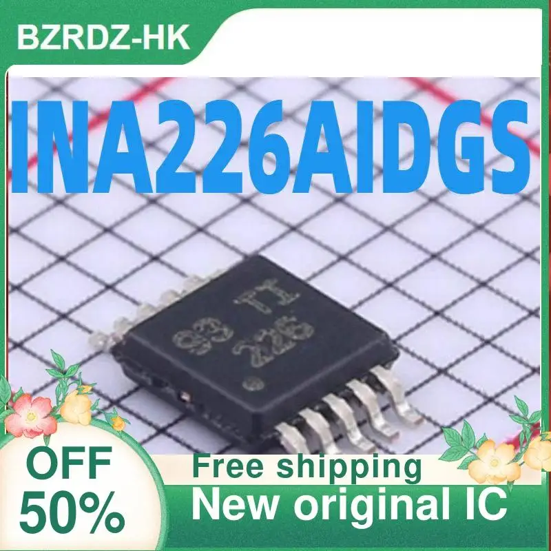 10PCS INA226AIDGS INA226AIDGSR INA226AIDGST INA226  New original IC