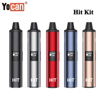 Original Yocan Hit Kit Vaporizer1400mAh Battery with Ceramic Heating Chamber OLED display Electronic Cigarette Vape