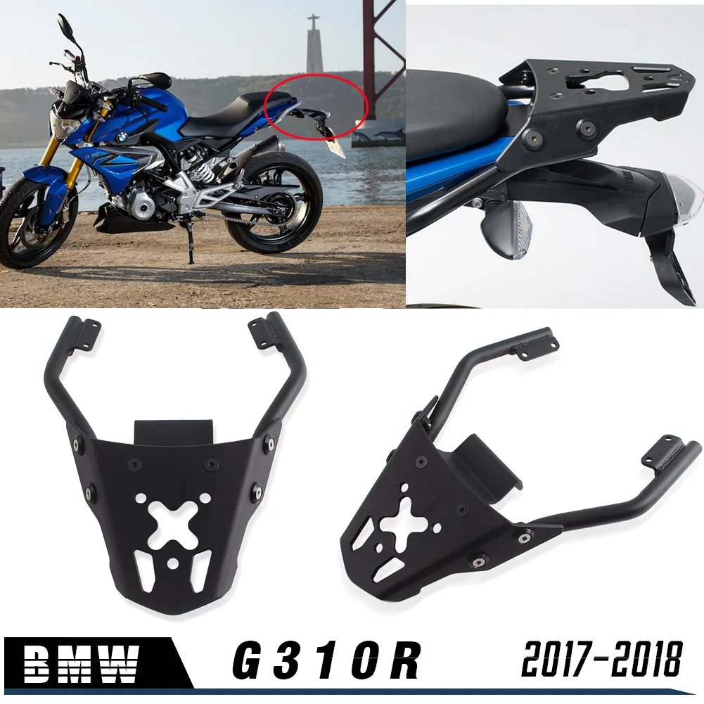 G 310 R G 310R Black Rear Luggage Rack Extended Carrier Top Mount Fender Plate Kit for 2017 2018 BWM G310R  G310 R 17 18