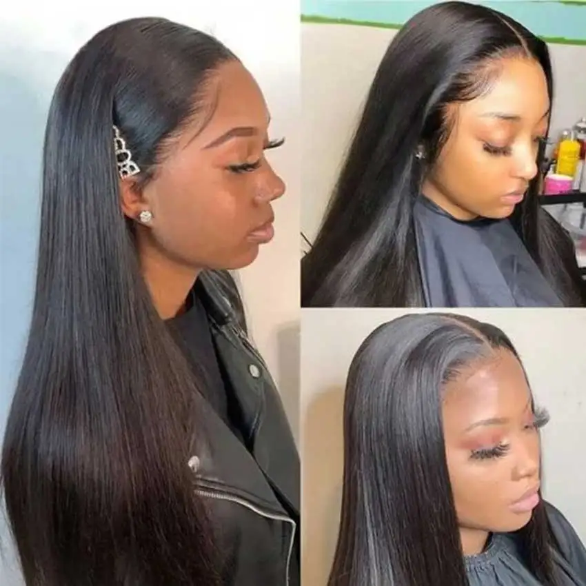 Ashimary Hair 13x6 Full Lace Frontal Wig Pre Plucked Human Hair 13x6 HD Lace Frontal Wigs Fast Free Shipping