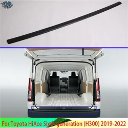 For Toyota HiAce Sixth generation (H300) 2019-2022 plastic rear bumper protection window sill outside trunks decorative plate