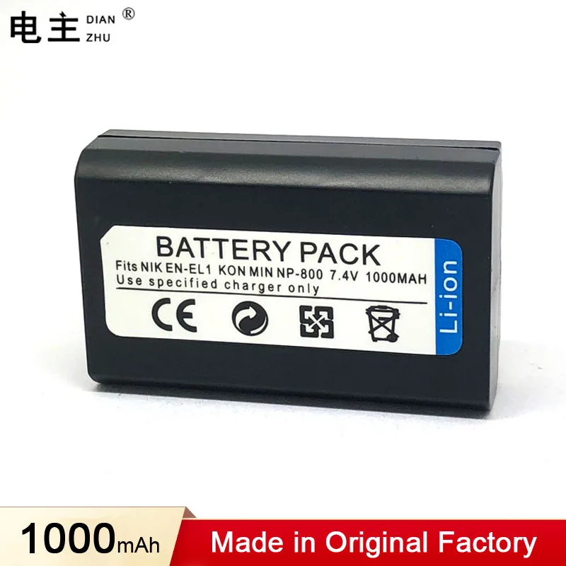 

EN-EL1 ENEL1 EN EL1 Battery Charger For Nikon CoolPix 4300 4500 4800 5000 5400 5700 8700 500 775 880 885 990 995