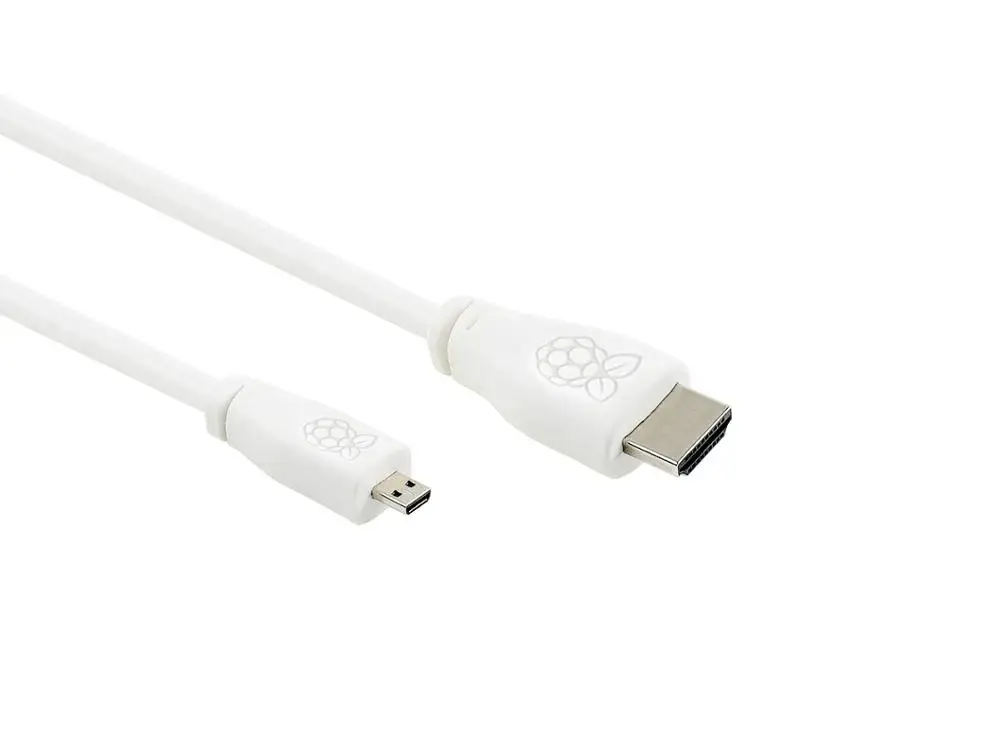 The official Raspberry Pi micro HDMI to standard HDMI cable, Micro HDMI to HDMI Adapter,designed for the Raspberry Pi 4 computer