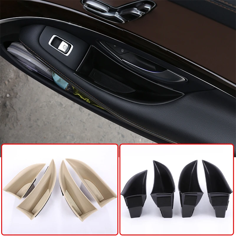 

Car Front/Rear Door Storage Box Armrest Handle Glove Container Tray Accessory For Mercedes Benz W222 S-Class S300 S320 S350 S400