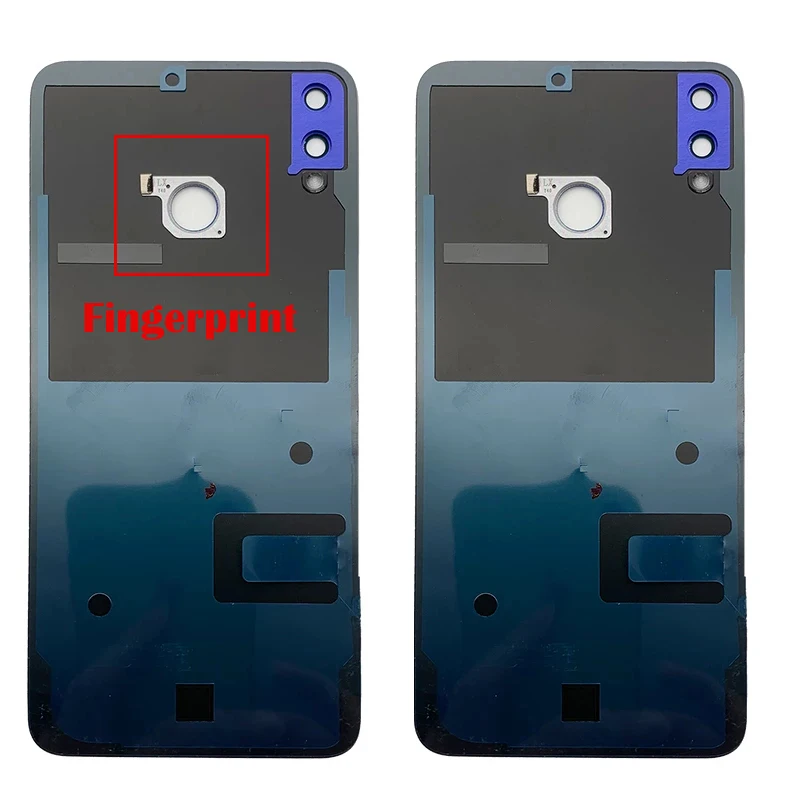 For Honor 8X Battery Cover Rear Glass Door Housing Case Back Panel with Lens For HUAWEI Honor 8X Battery Cover with Fingerprint