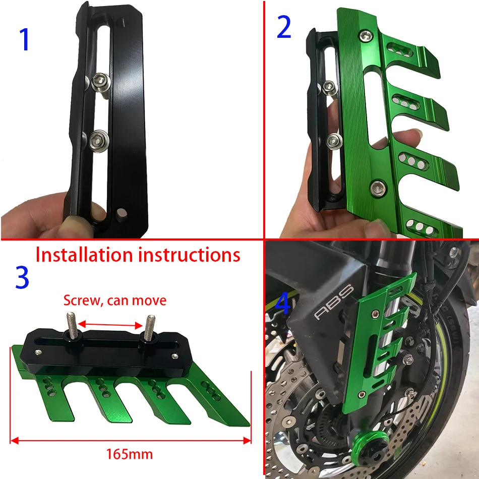 For Yamaha TRACER900/GT 2018 2019 2020 Motorcycle Accessories Mudguard Side Protection Block Front Fender Side Anti-Fall Slider