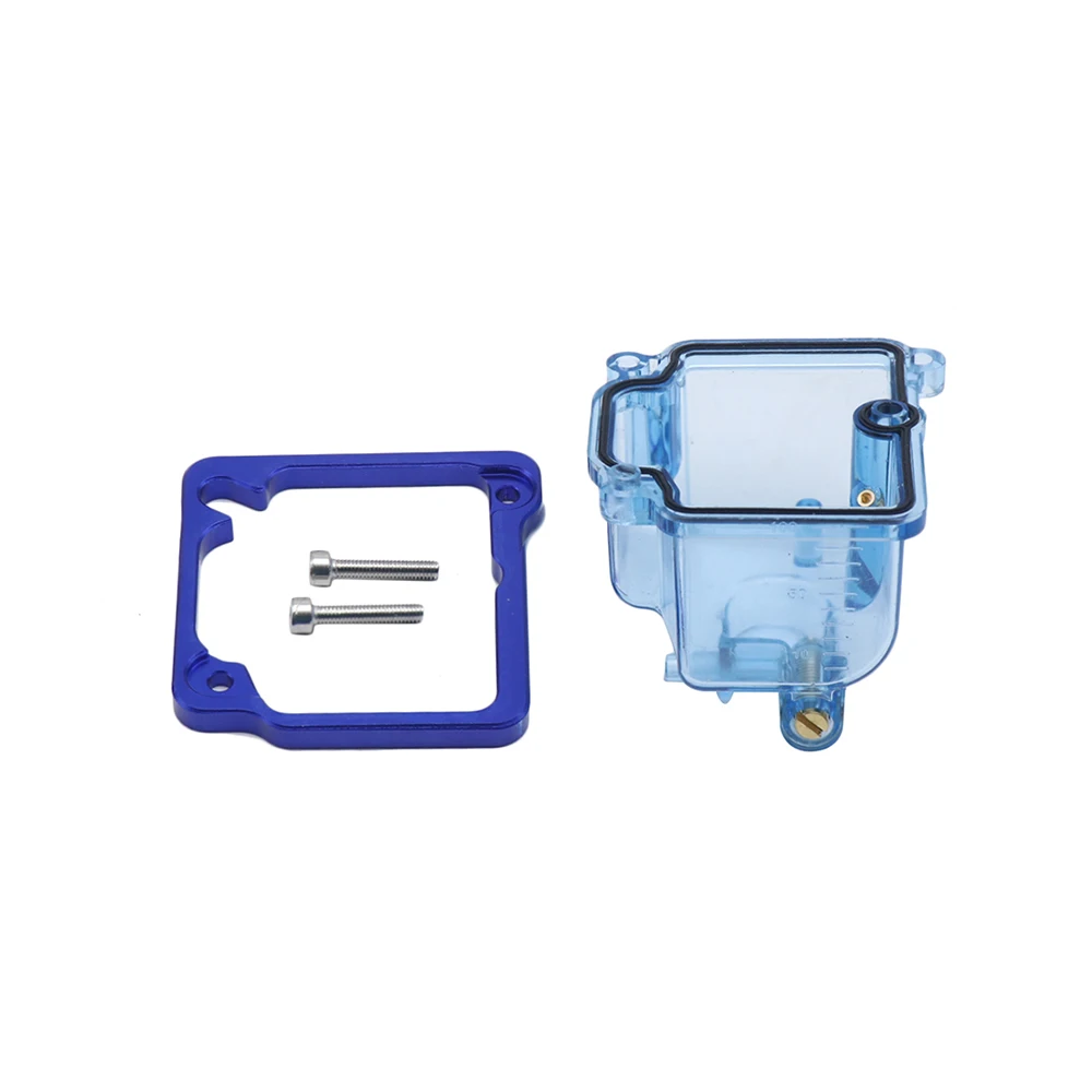 Alconstar Motorcycle Carburetor Bottom Float Bowl Comp Chamber Transparent Blue Oil Cup Racing For Keihin PE 24 26 28 30MM