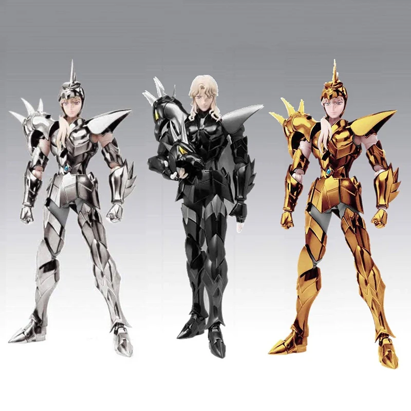 

Jmodel Saint Seiya EX Asgard Alpha Dubhe Siegfried Jakiro Gold / Silver Version PVC Action Figure Metal Armor Model Toys