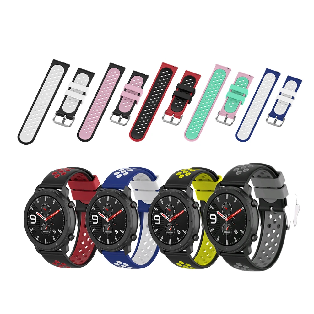 Pulseira de substituição de silicone, 20mm, para garmin vivoactive3, vivomove hr, pulseira de relógio inteligente para garmin vivoactive 3, pulseira de música