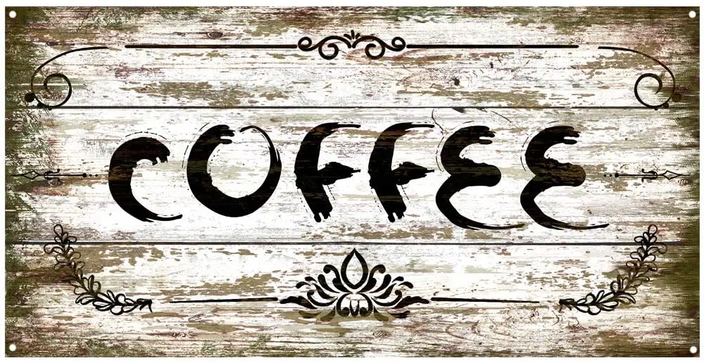 

Оригинальные винтажные дизайнерские кофейные жестяные металлические настенные художественные знаки, кофейный бар/мужская пещера/кофейный угол Толстая жестяная плита печатный плакат