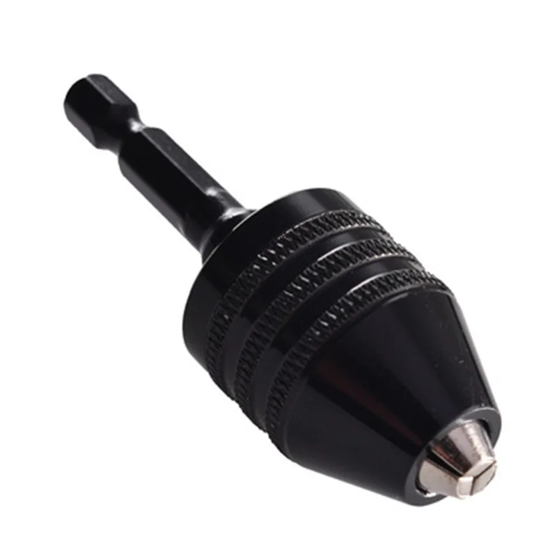 0.6-8.0mmThree-jaw Chuck Hexagonal Shank Quick-change Self-centering Twist Drill Bit Drill Chuck Electric Grinding Machine Chuck
