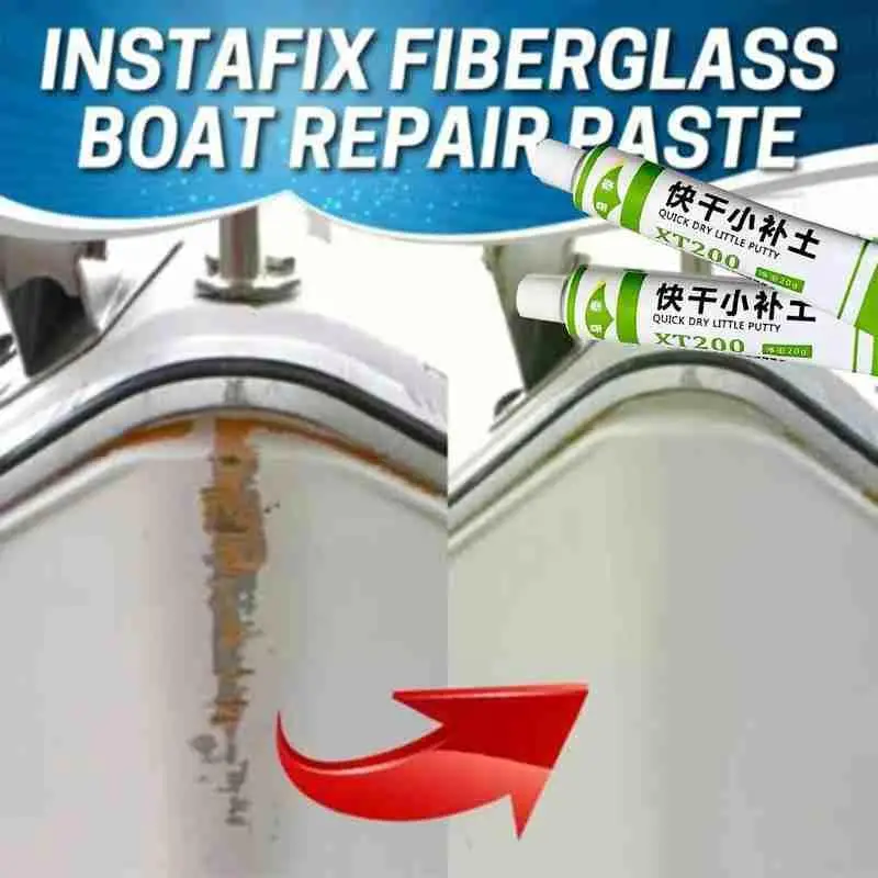 Fiberglass Boat Repair Paste Quick Drying Putty Fill Paint Home Gray DIY Polishing Scratch Agent Repair Wall Paint L7X6