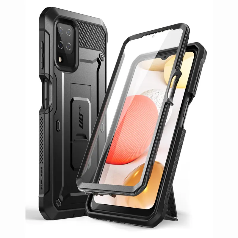 For Samsung Galaxy A12 Case (2020 Release) SUPCASE UB Pro Full-Body Rugged Holster Case Cover with Built-in Screen Protector