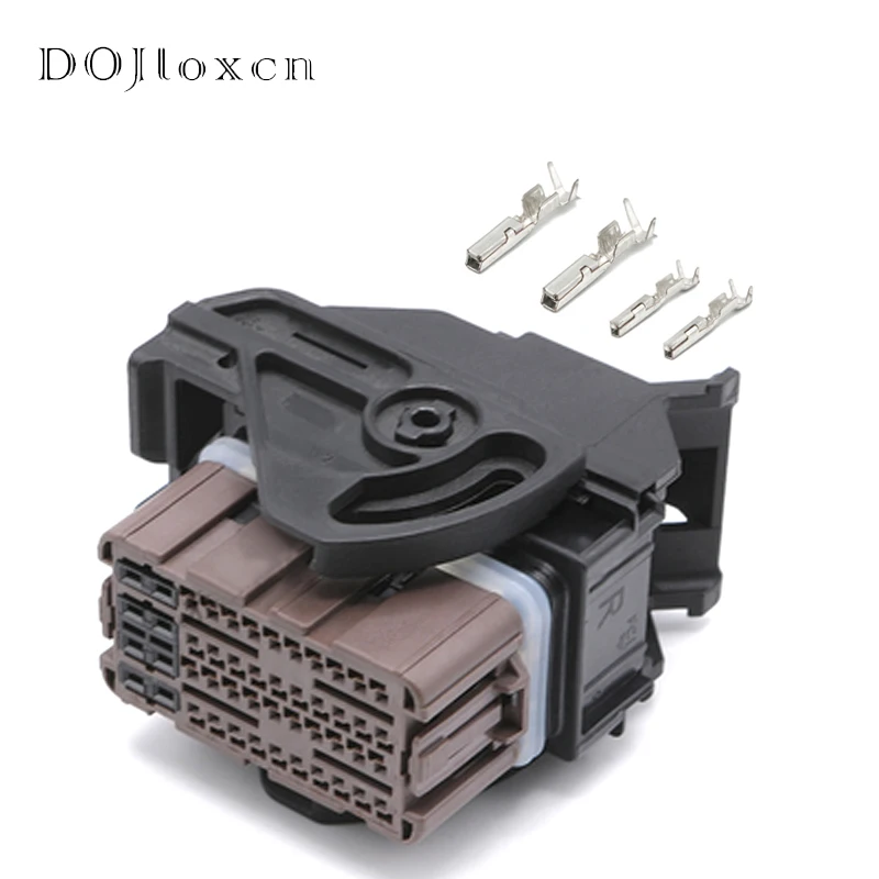 1 Set 48 Pin PPI0001495 Delphi Automotive Wiring Connector Male And Female Plug PCB Package Aluminum Shell 13956021/33500420