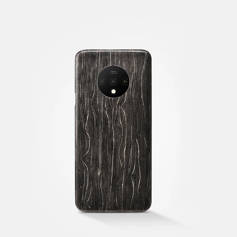 For OnePlus 8T 7T/ 7T Pro 7/8 /8 Pro/9/9 Pro  Wooden Rosewood Bamboo Walnut Enony Wood Slim Hard Back Case Cover