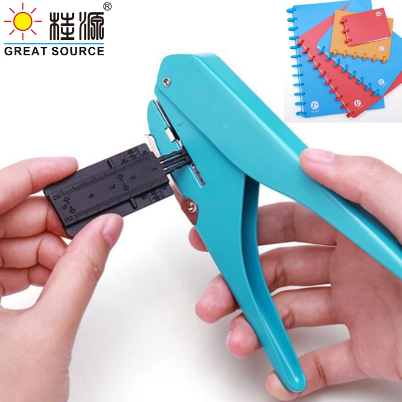 Handleiding Metalen Puncher Paddestoel Perforator Voor Ronde Bindmiddel Notepad (Enkel Gat)