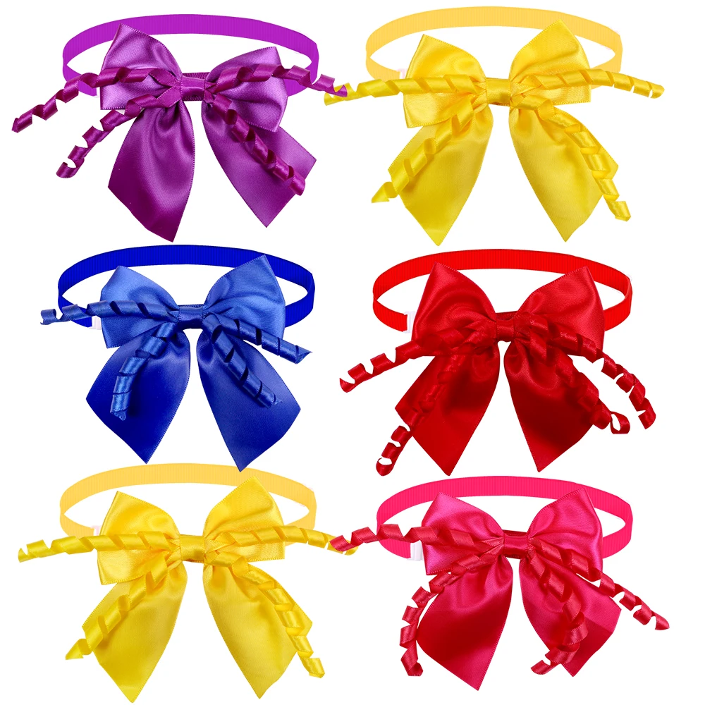 50pcs Solid Dog Bowties Fashion Cute Dog Accessories Small Dog Cat Bow Tie Neckties Pet Bowties Pet Supplies Dog Products