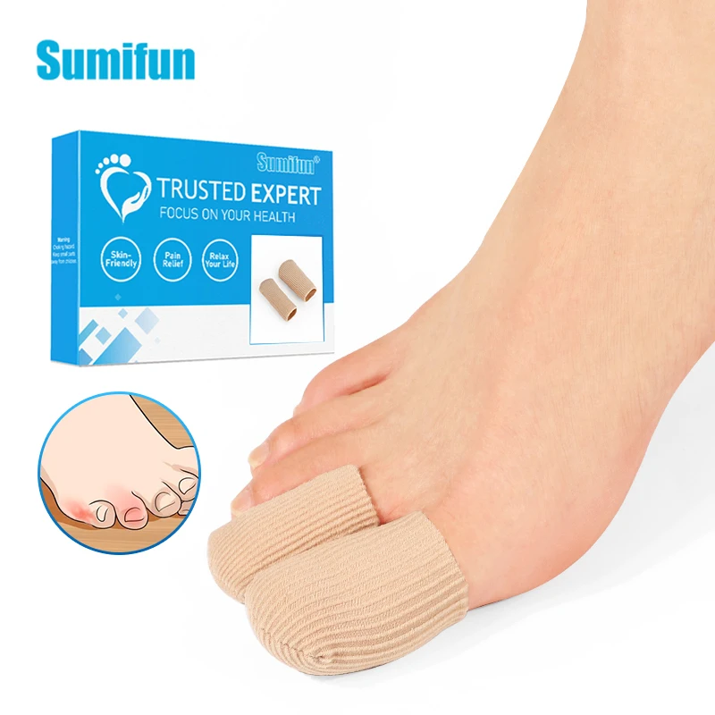 

16pcs Fabric Toe Separator Finger Protector Corn Callus Remover Bunion Corrector Pedicure Tools Pain Relief Tube Foot Care