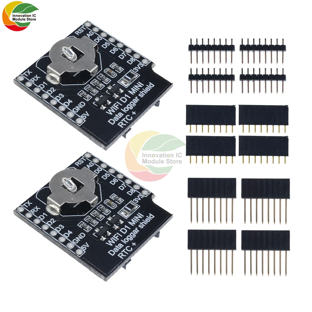 RTC DS1307 Clock Micro Micro SD For Wemos D1 Mini Data Logging Expansion Board DS1307 Clock Module