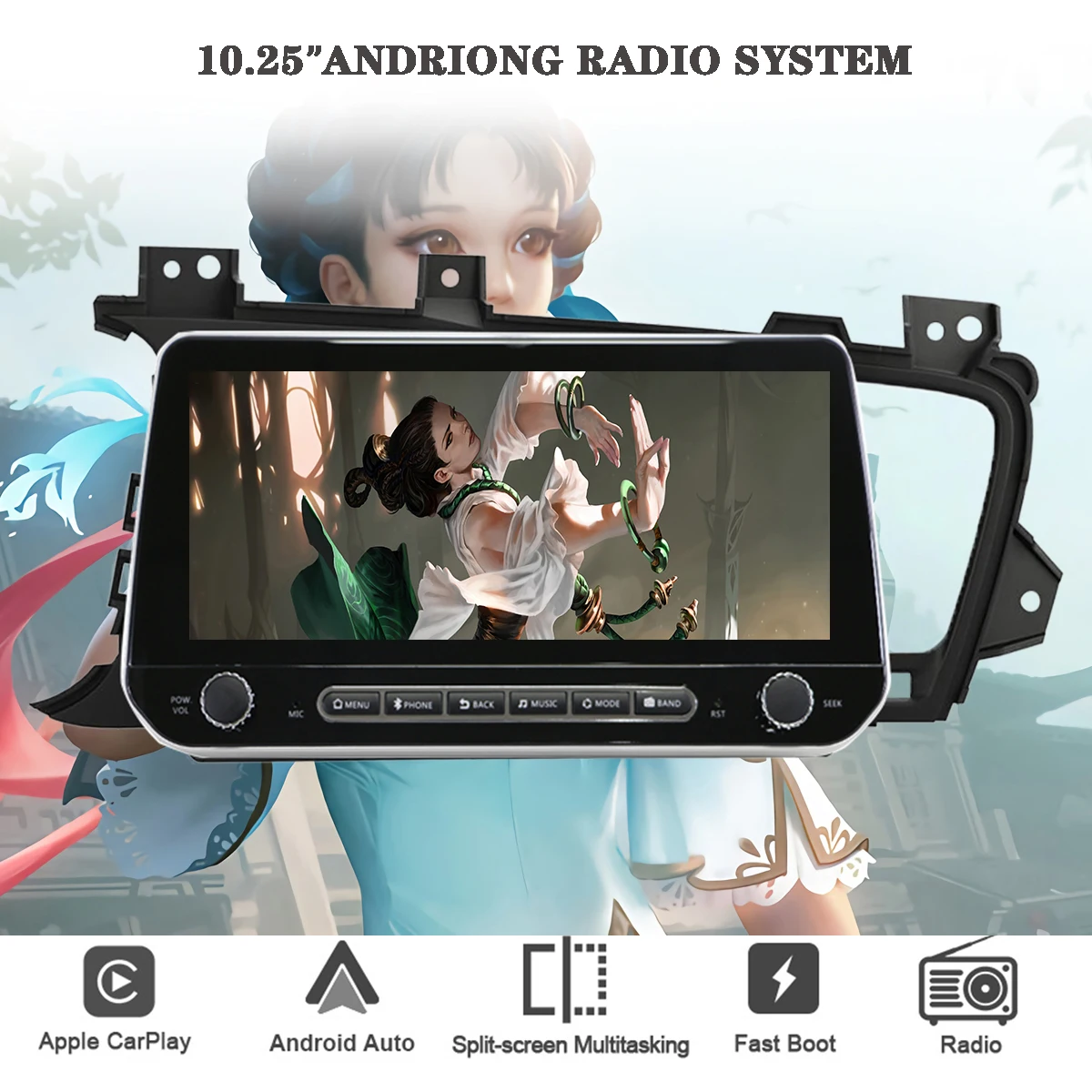 

4G LTE Android 14 8G + 256G IPS DSP Carplay для KIA Optima K5 2011-2015 Автомобильный DVD-радио Мультимедийный видеоплеер GPS 4G WIFI Кассета